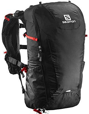 Salomon Leichter Wanderrucksack, Peak 20, schwarz/rot, 20 L, L37997300