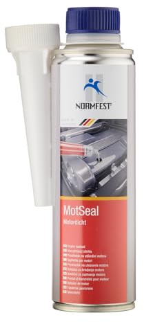 Normfest Mot Seal – Motordicht-Zusatz zur Regeneration von Gummi- & Kunststoffdichtungen, reduziert Ölverlust & Blaurauch, für Benzin- & Dieselmotoren, direkt ins Motoröl – 300 ml