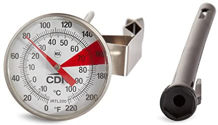 CDN IRTL220 Proaccurate Insta Read Beverage and Frothing Thermometer