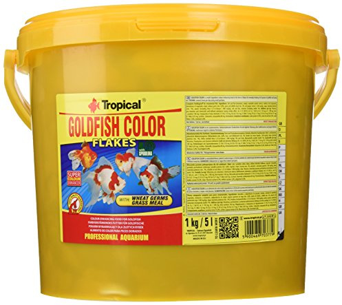 Tropical Goldfish Color Farbverstärkendes Flockenfutter, 1er Pack (1 x 5 l)