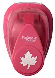 Vaessen Creative Motivstanzer Klein Ahornblatt Ø1,5cm, 6.5 x 4.5 x 4.4 cm, Lila