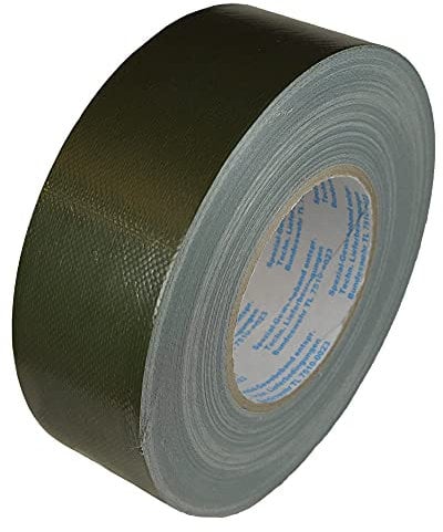ORIGINAL BUNDESWEHR PANZERBAND NEU BW PANZERTAPE GAFFA KLEBEBAND GEWEBEBAND, Farbe:Bronzegrün, Länge:5m, Breite:50mm