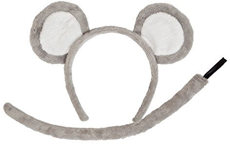 Wicked Costumes Kids Mouse Ears & Tail Fancy Dress Accessory