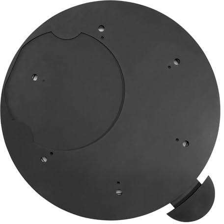 Oranier Dreh-Tableau mit Arretierung Ø 460 mm, Schwarz oder Gussgrau Schwarz