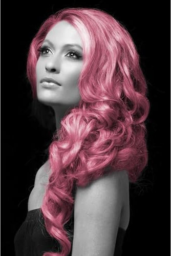 Smiffys Laque coloration des cheveux, rose, 125 ml