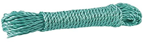 WERKA PRO, Corde en polypropylène haute résistance de 8 mm x 25 m, idéale pour le jardinage, l'atelier et la maison, résiste à l'usure et aux intempéries, couleur verte, Vert