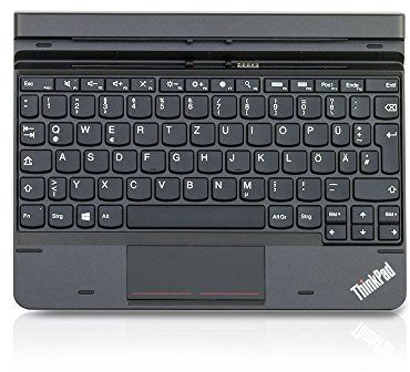 Lenovo ThinkPad 10 Ultrabook Tastatur (deutsches Tastaturlayout, QWERTZ) schwarz