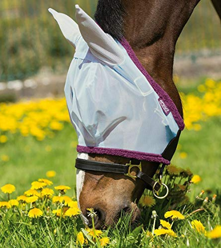 AMIGO FINE MESH FLY MASK SIL/PPL COB