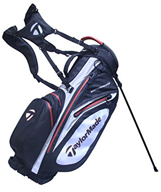 Taylor Made Waterproof Tasche für Golfschläger, Herren Einheitsgröße Schwarz/Weiß/Rot
