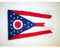 AZ FLAG - Flagge Ohio - 45x30 cm Mit Kordel - Bundesstaat Ohio Fahne 30 x 45 Cm - Flaggen