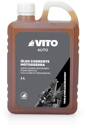 VITO - Lubrifiant Moteur 4 temps - Bouteille 1 Litre Huile Moteur Pour Tronçonneuse Tondeuse Motoculteur Groupe électrogène