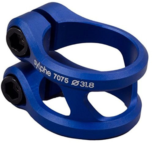 Ethic DTC Sylphe Alu Light Double Stunt-Scooter Clamp 31,8 / Blau