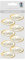 Ursus 564000322 - Kreativ Accessoires, Einladung zur Kommunion, gold, 8 Stück, selbstklebend, aus verschiedenen hochwertigen Materialien, zum Dekorieren von Karten und Geschenke