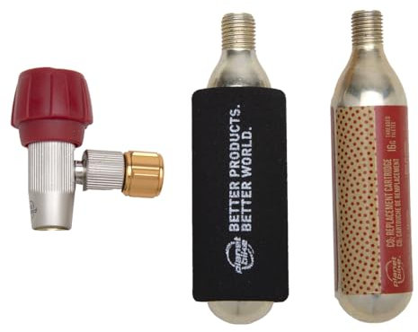 Planet Bike Red Zeppelin CO2 Bike Tire Inflator