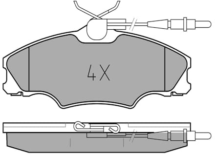 Meyle 025 217 2419/W Brake Pad Set, disc brake