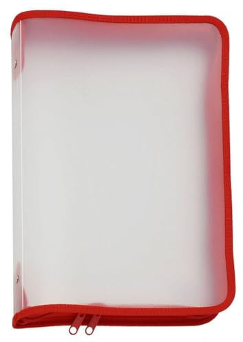 FolderSys 40452-80 Reissverschlusstasche A4 rot