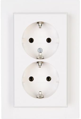 Kopp 929529008 CEE 7/3 weiß – Steckdose (16 A)