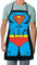 ShopINess Originelle Schürze für Kochspaß Super M. Style für Grillpartys und Familienfeste Strapazierfähiges Material Super M. Style