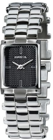 Breil Orologio TW1590 DONNA SWING quadrante MONO-COLORE NERO movimento SOLO TEMPO - 2 LANCETTE QUARZO e BRACCIALE ACCIAIO ARGENTO