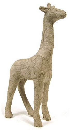 Décopatch AP608O Träger XS aus Pappmaché, mini Giraffe, 9 x 3 x 15 cm, zum Verzieren