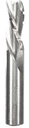 Freud 76-608 1/2-Inch Diameter by 1-1/8-Inch Height 3 Flute Chip Breaker Down Spiral Router Bit with 1/2-Inch Shank by Freud