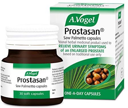 Saw Palmetto Capsules | A.Vogel Prostasan® | Prostate supplement for men | Relieve Urinary Discomfort in Men with BPH | 1 Months Supply | 30 capsules
