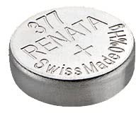 (Renata) Battery 377 (SR626SW) SILVER 1.55V (SWISS MADE) by Renata