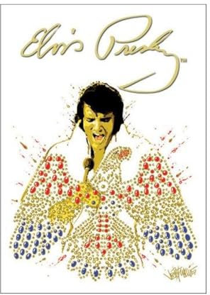 Elvis Presley - Postcard American Eagle