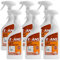 6 x Evans L.S.P. Perfumed Furniture Polish and Window Cleaner Spray Bottle 750ml