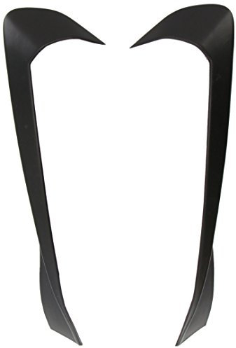 Motordrome Satz Scheinwerferblenden kompatibel mit Opel Astra H GTC 2005-2009 (ABS)
