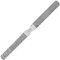 Lima per calli e duroni - Raspa-Lima per calli e duroni - 2 superfici diverse - Lunghezza: 16,5 cm - Acciaio Inox