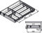 BLUM ORGA-LINE Besteckeinsatz/Facheinteilung Set ZSI.XXXKI4, Nennlänge 550 mm