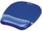 Fellowes Mouse Mat Wrist Support - Crystals Gel Mouse Pad with Non Slip Rubber Base - Ergonomic Mouse Mat for Computer, Laptop, Home Office Use - Compatible with Laser and Optical Mice - Blue