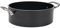 Pentole Agnelli ALSA2104SS16 Alblack Casseruola Alta con Maniglie, Alluminio, Nero, 1.7 L