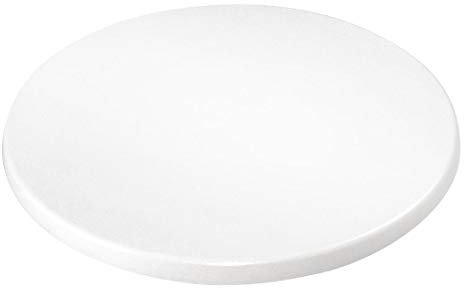Bolero gg645 redondo tablero de la mesa, color blanco
