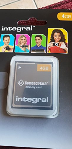 Integral 4GB CompactFlash Carte mémoire Flash 4 Go CompactFlash