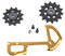 Sram Unisex – Erwachsene X Schaltwerkroll.X-Sync, Gold, One Size