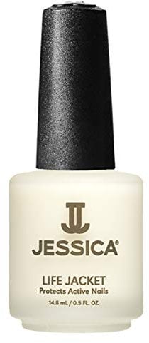 JESSICA Life Jacket Nail Polish Base Coat for Active Nails 14.8 ml