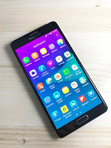 Samsung Galaxy Note 4 Smartphone débloqué 4G (Ecran : 5,7 pouces - 32 Go - Simple SIM - Android 4.4 KitKat) Noir