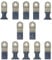 12 cuchillas mixtas SabreCut PRK12A compatibles con Makita Bosch Fein (sin StarLock) Milwaukee Parkside Ryobi Workzone Hitachi multiherramienta oscilante
