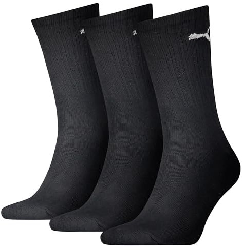 PUMA Homme Socks 3p Chaussettes de sport, Noir, 43-46 EU