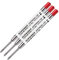 Schneider 77304 - Kugelschreibermine 735M 3-er, rot