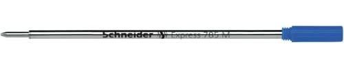 Schneider 178603 Express 785 M Kugelschreibermine (dokumentenecht, Strichstärke: M) 5er Pack, blau