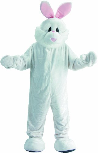 Dress Up America Kuscheliges Osterhase Maskottchen Kostümset für Erwachsene