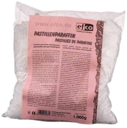 efco – Wachs Pastillen, 100 Prozent Paraffin, 1000 g