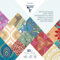 Clairefontaine 95217C Block kopfseitig verleimt mit 80 Bögen Papier aus aller Welt (16 x 16 cm, geeignet für Scrapbooking) 1 Pack farbig sortiert