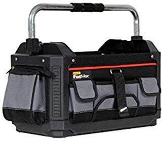 STANLEY Tools FatMax Werkzeugtrage (49x31x28 cm, 600 Denier Nylon, ergonomischer Handgriff, verschließbare Fonttasche) 1-79-212 Multicolor