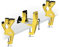 TOKO Ski Vise Freeride - Yellow, One Size