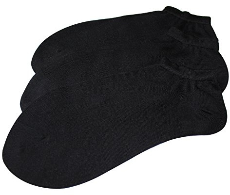 Jasmine silk 3 Paar 100% Seide Damen Sportsocken socken bequem, für den Alltag, atmungsaktiv, elegantes Design, elastischer Saum