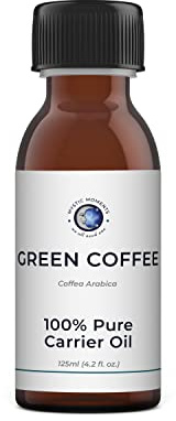 Mystic Moments | Green Coffee Carrier Oil | 250ml | Coffea arabica seed oil gives a rich roasted profile with a smooth feel for cosmetic and massage blends.